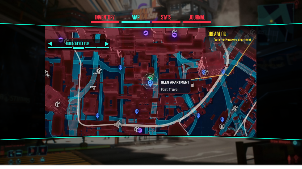 Early — Player Menu Map